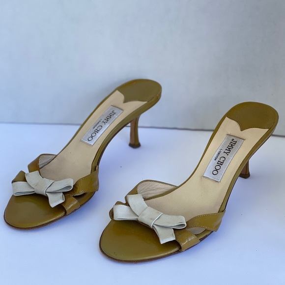 🎈SALE🎈Jimmy Choo Bow Slides - Picture 1 of 7